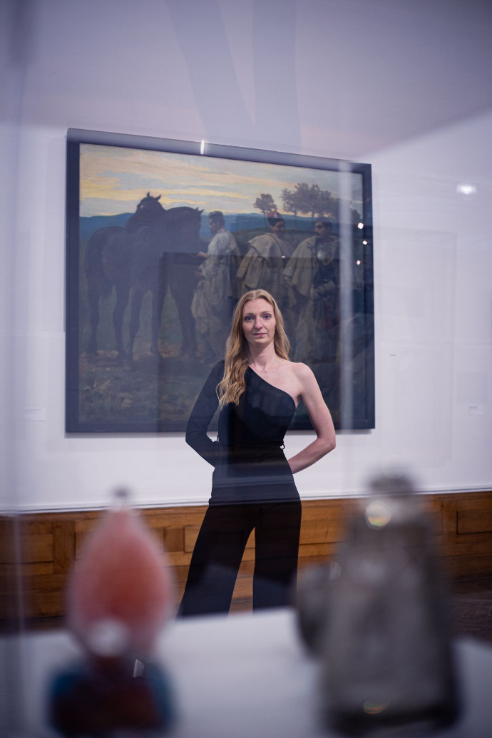 Portrait au musée